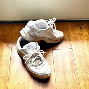 Nike white leather sneakers- Used Sz 9 Women’s